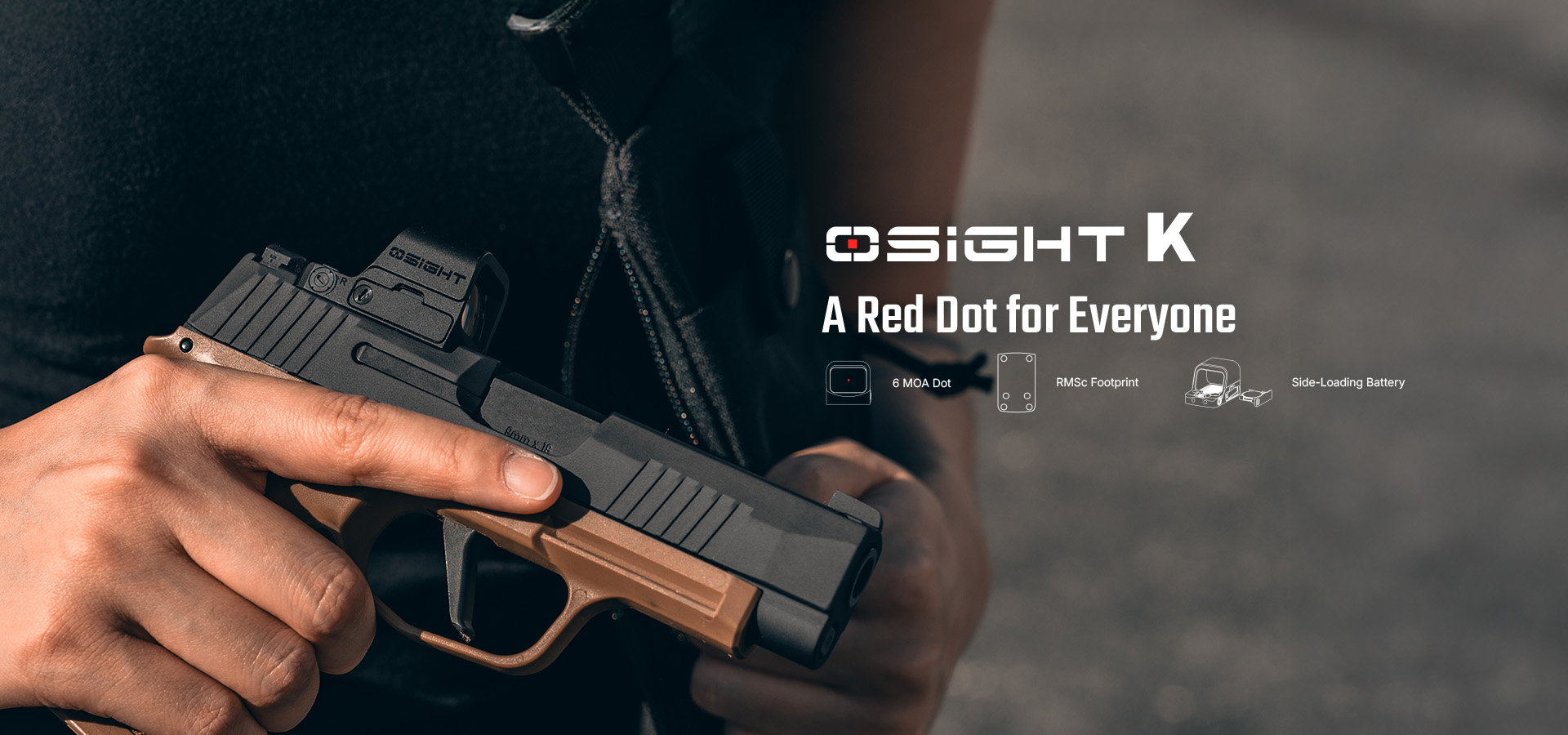 Osight K 6 MOA Dot Sight Optic (Red) | eBay